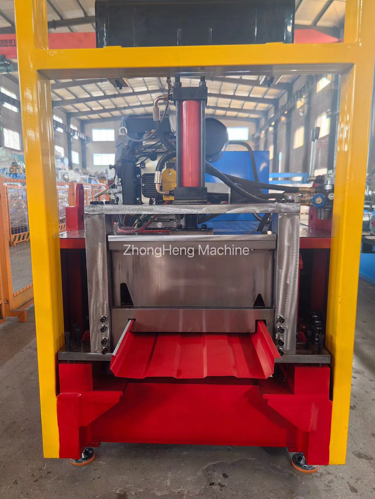 Mexico Portable Kr18 standing seam metal roofing machine, metal-roofing-machine
