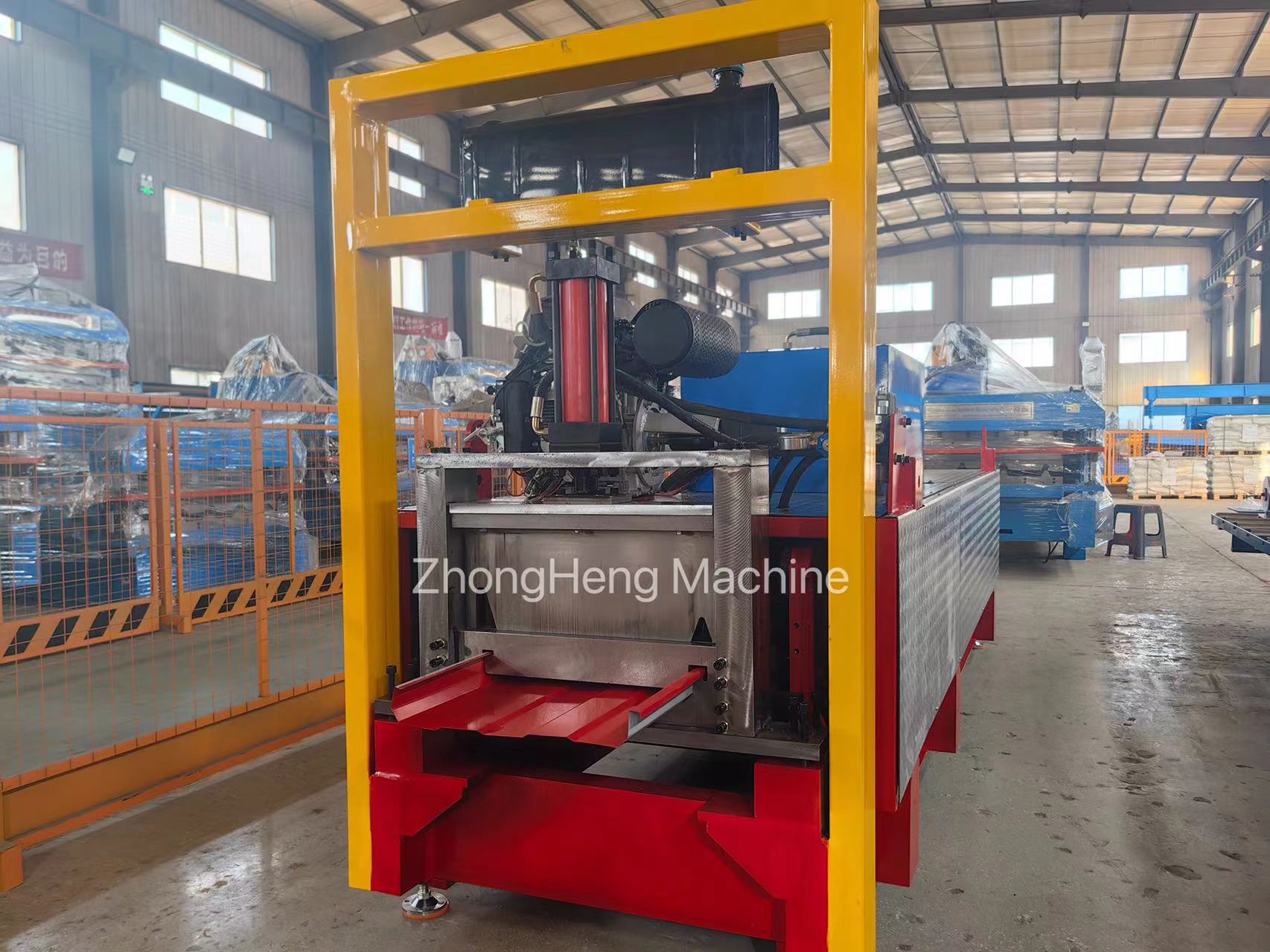 Mexico Portable Kr18 standing seam metal roofing machine, metal-roofing-machine