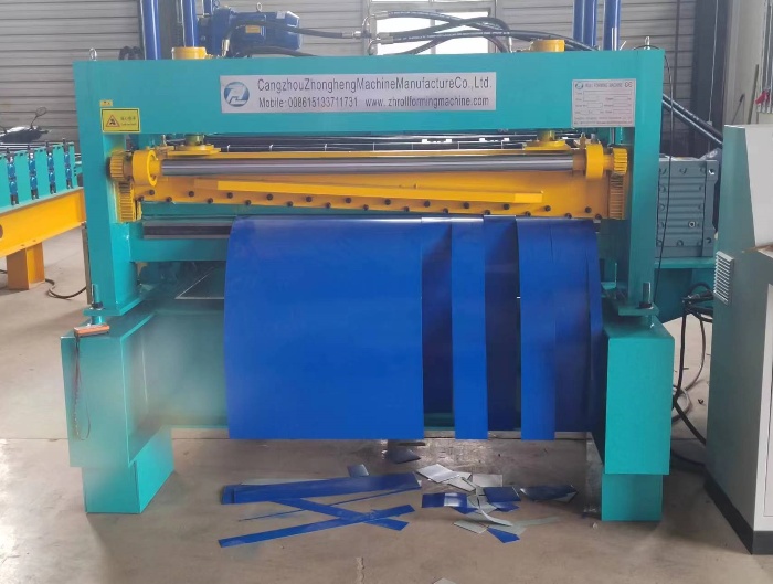 leveling and cut to length machine with slitting