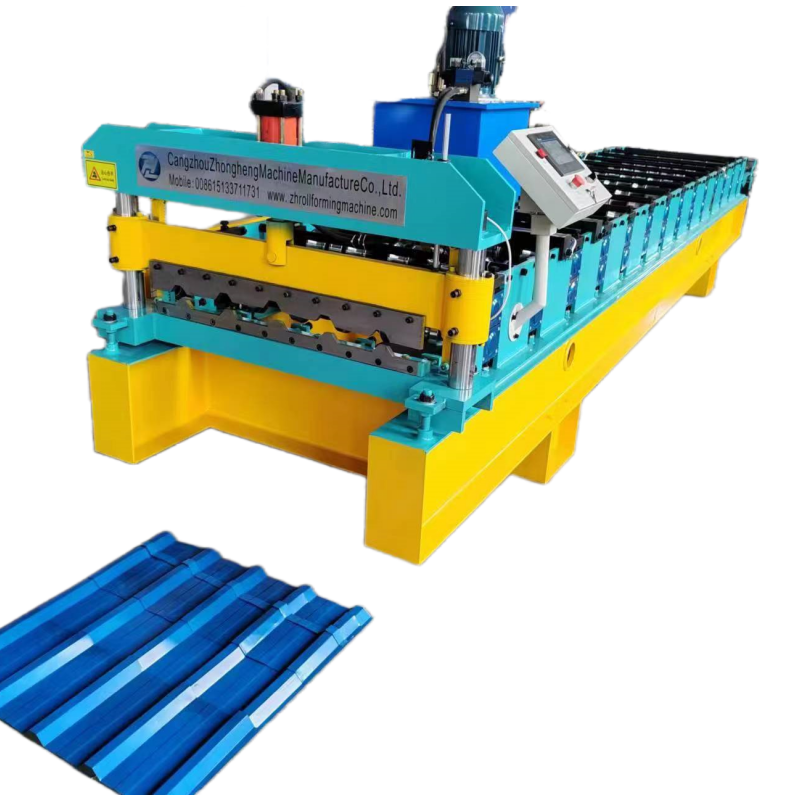 High quality high speed gear driven trapezoidal roof panel forming machine